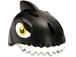Crazy Safety Black Shark LED Rücklich 49-55 cm | Fahrradhelm für Kinder
